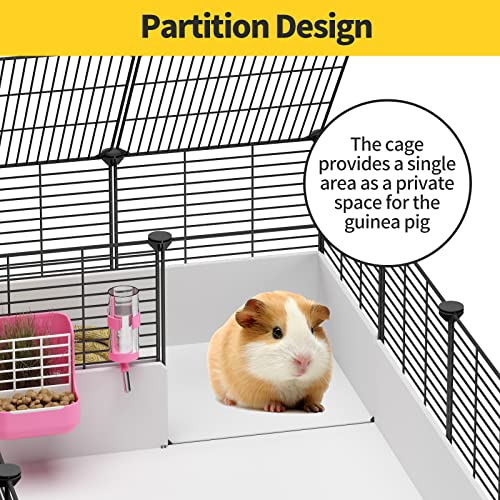 Eiiel Guinea Pig Cages,Indoor Habitat Cage with Waterproof Plastic