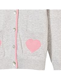 Kid Nación las niñas manga larga chaqueta de punto Lovely Sweater