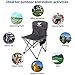 Small Folding Camping Chair Lightweight Seat Portable Stool for Adults Mountaineering Adventure Hiking Fishing Beach Picnic Party Gardening with Carry Bag