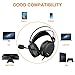 Computer Headphone, ELEGIANT Xbox PS4 Gaming Headset with Noise-Cancelling Mic PC Gaming Headphones, Soft/ Lightweight Design Over-Ear Gaming Headset for Nintendo switch PS4 Xbox PC Laptop Mac-Black