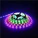 ALITOVE 16.4ft WS2811 Magic Dream Color RGB Addressable LED Flexible Strip Light 12V DC 5m 150 LEDs IP67 Waterproof White PCB for TV Backlight Outdoor Advertising Signs