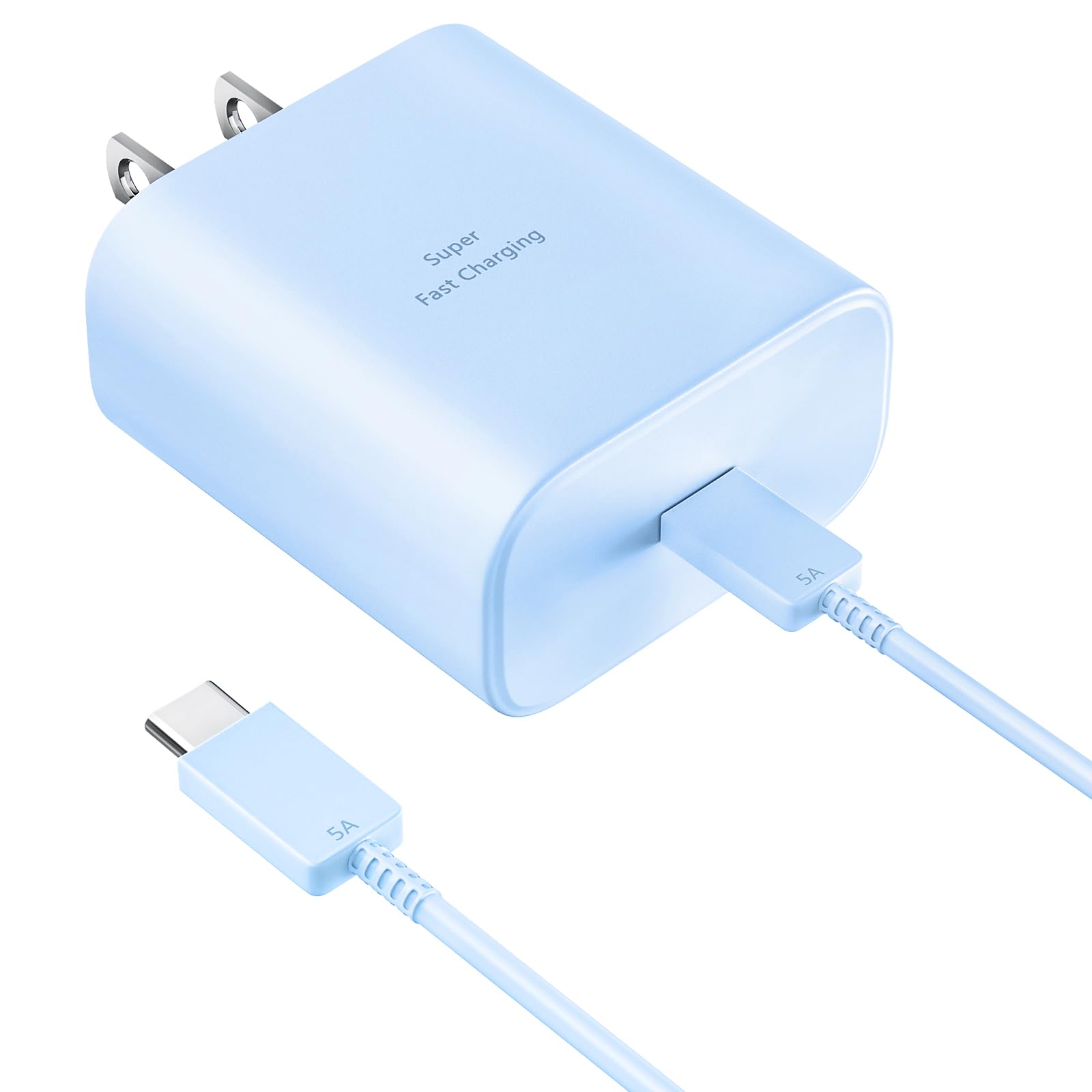 45W Super Fast Charger USB Type C Charger Cord 6.6FT with Android Phone Charger Fast Charging Block for Samsung Galaxy S26/S26 Ultra/S26+/S25/S25 Ultra/S25+/S24/S23/S22/S20/S21/Note 20/Note 10, Blue