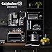Calphalon Auto-Speed 68 Oz Blender with Blend-N-Go Smoothie Cup and BPA-free Tritan Jar | 1100-Watt Base, Dark Stainless Steel