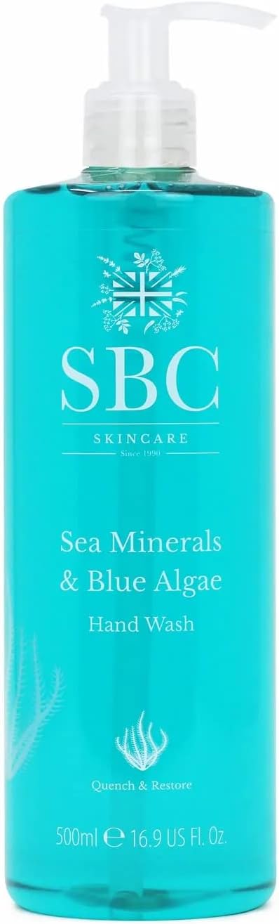 SBC Skincare Sea Minerals Blue Algae Hand Wash 500ml Refreshing Family Use