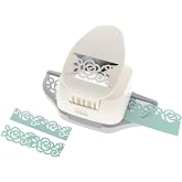 Bira Craft 2 in 1 Border Edge Craft Punch, Valentine&rsquo;s Day Punch, for Scrapbooking (Rose-2)