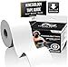 Physix Gear Cotton Kinesiology Tape Roll 16ft, Latex-Free Athletic Tape for Muscles/Joints, Waterproof Kinesiolgy, Stretchy Kinesiologytape, Gentle on Skin Kiniseaology Tape, White (1 Pack), 5m
