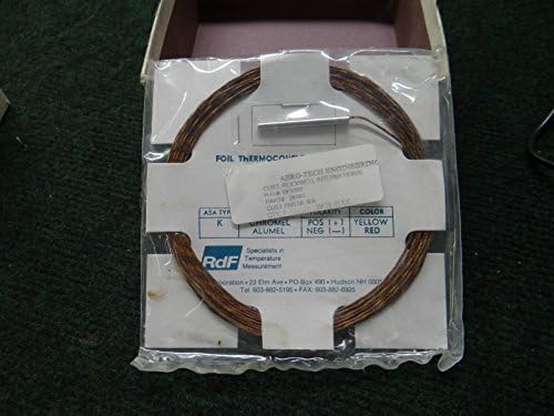 NEW RdF Foil Thermocouple, Butt Bonded ASA Type K Chromel Alumel