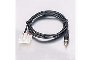 coinbuylot 1.3M AUX Audio Cable for Mazda 2, 3, 5, 6, MX5, RX8 (2006 onwards) Input Cable