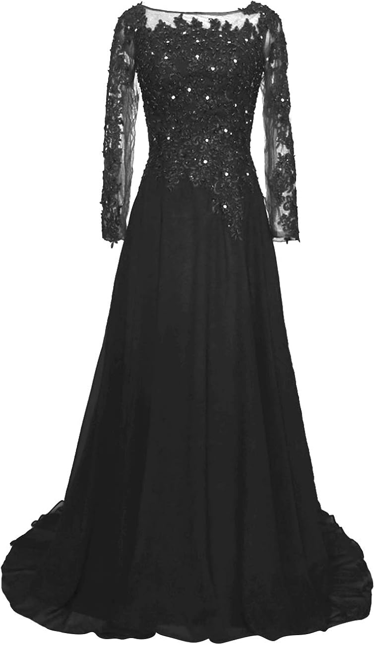 long sleeve lace mother of the bride dresses