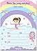 Papery Pop Gymnastics Birthday Invitations with Envelopes (15 Count) - Kids Birthday Party Invitations for Girls - Bounce House - Trampoline