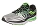 Saucony Men's Hurricane ISO 2 Running Shoe, Black/Silver/Slime, 9.5 M US