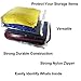 Clear Zippered Blanket Storage Bags - 15x18x4 Inch, Set of 5, For Blankets, Sweaters, Clothes and More, Heavy Duty Vinyl