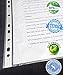 Sheet Protectors 8.5 x 11 Heavy Duty Clear Sheet Protectors Page Protectors Plastic Sleeves for Binders Plastic Document Protectors Letter Paper 50 Pack