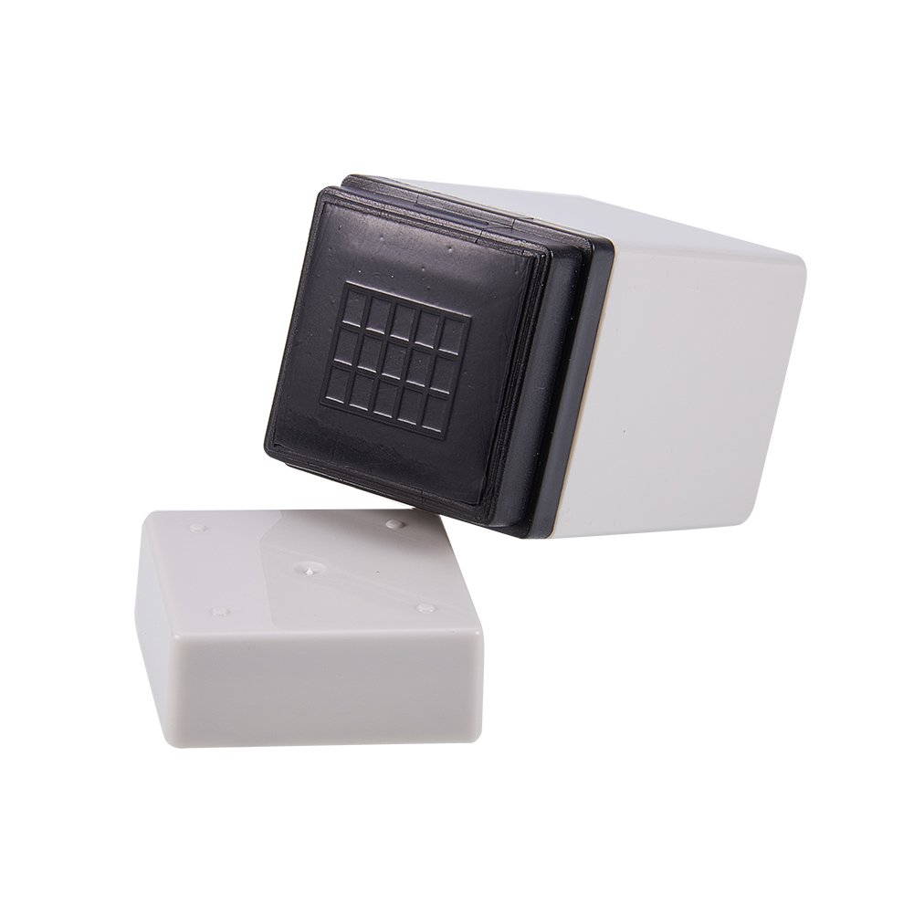 WANDIC Guitar Chord Stamp, 1PC Black Ink DIY Mini Rubber Stamp Guitar 3 Frets Ukulele 5 Fret, White