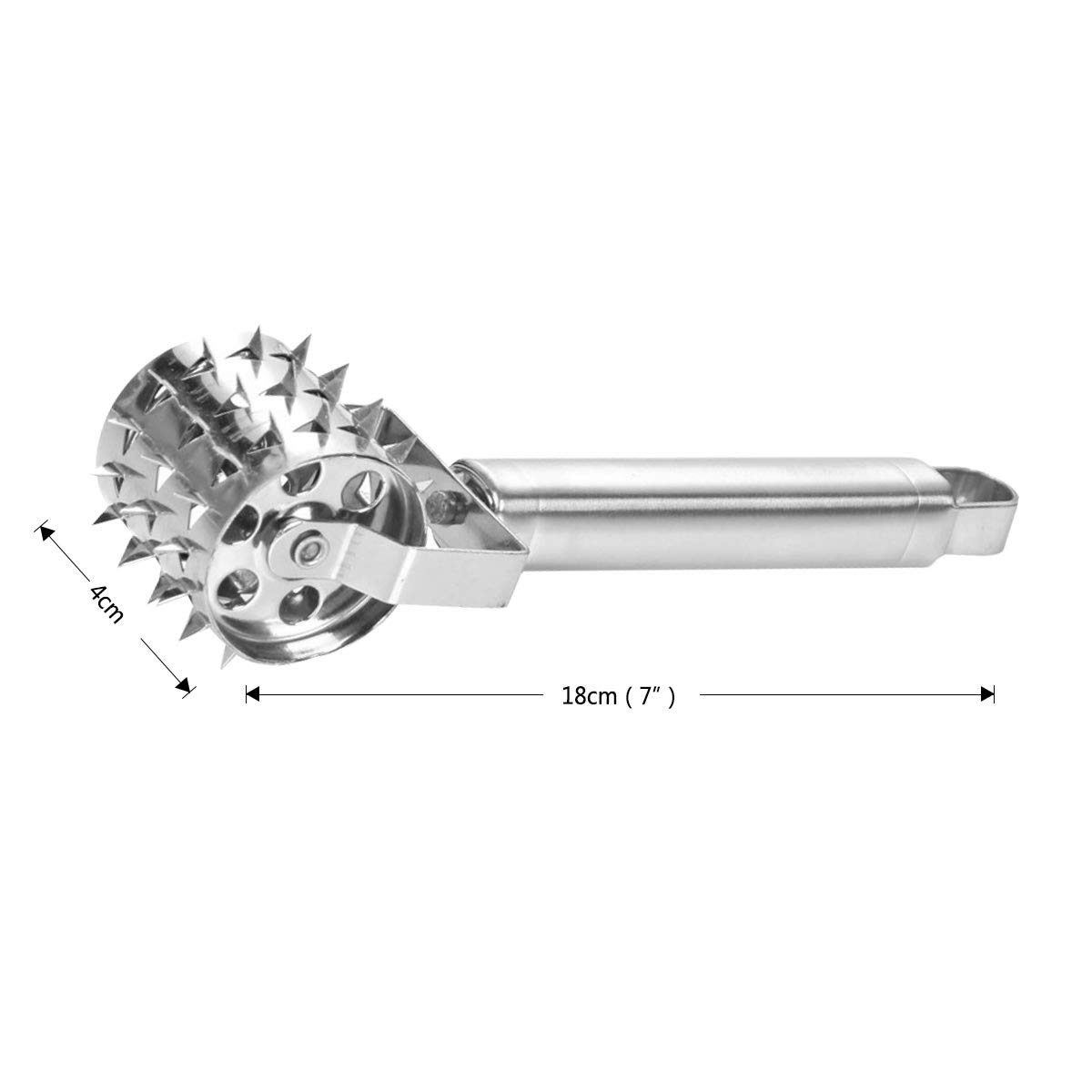 YIJIA Stainless Steel Pork Steak Chop Meat Needle Roller