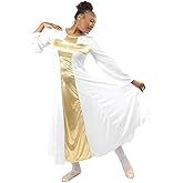 Danzcue Womens Praise Cross Long Dress
