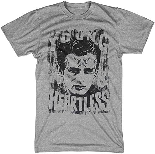 Young And Heartless Men's James Dean T-shirt Large Heather