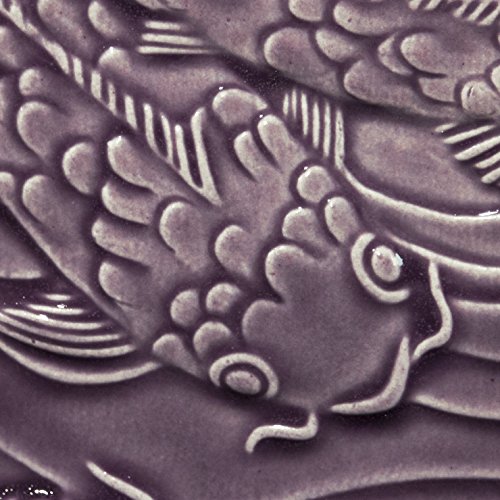 AMACO LG-54 Lead Free Liquid Gloss Glaze, Mulberry Red, Pint