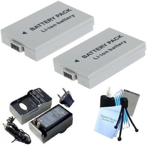 2 PACK BP110 BP-110 Decoded Battery + Charger for Canon Vixia HF R20 R21 R200