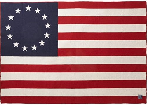 Faribault Woolen Mill Multi Betsy Ross Flag Throw