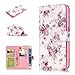 For iPhone 6S Plus Case,GBSELL Relief Pattern Flip Leather Wallet Case Cover (E)