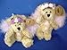5.5 Inches Angel Fairy Teddy Bear Toy Ornament , 2 Pcs/set by Ellis Collection