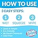 (100 Pack) Extra Durable Eraser Sponge - Extra Thick, Long Lasting, Premium Melamine Sponges in Bulk - Multi-Purpose Power Scrubber - Bathroom, Kitchen, Floor, Bathtub, Toilet, Baseboard, Wall Cleaner