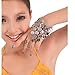 Sealike Beautiful Belly Dance Gold Triangle Bracelet Gypsy Jewelry Coin Bracelet Hand Decoration Wrist Bangle Ring with a Stylus (Silver)