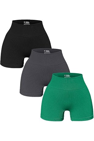 Women's Active Leggings / Yoga Shorts 2-in-1 – Stretch Knee-Length Capri, 1/3/6 Pack