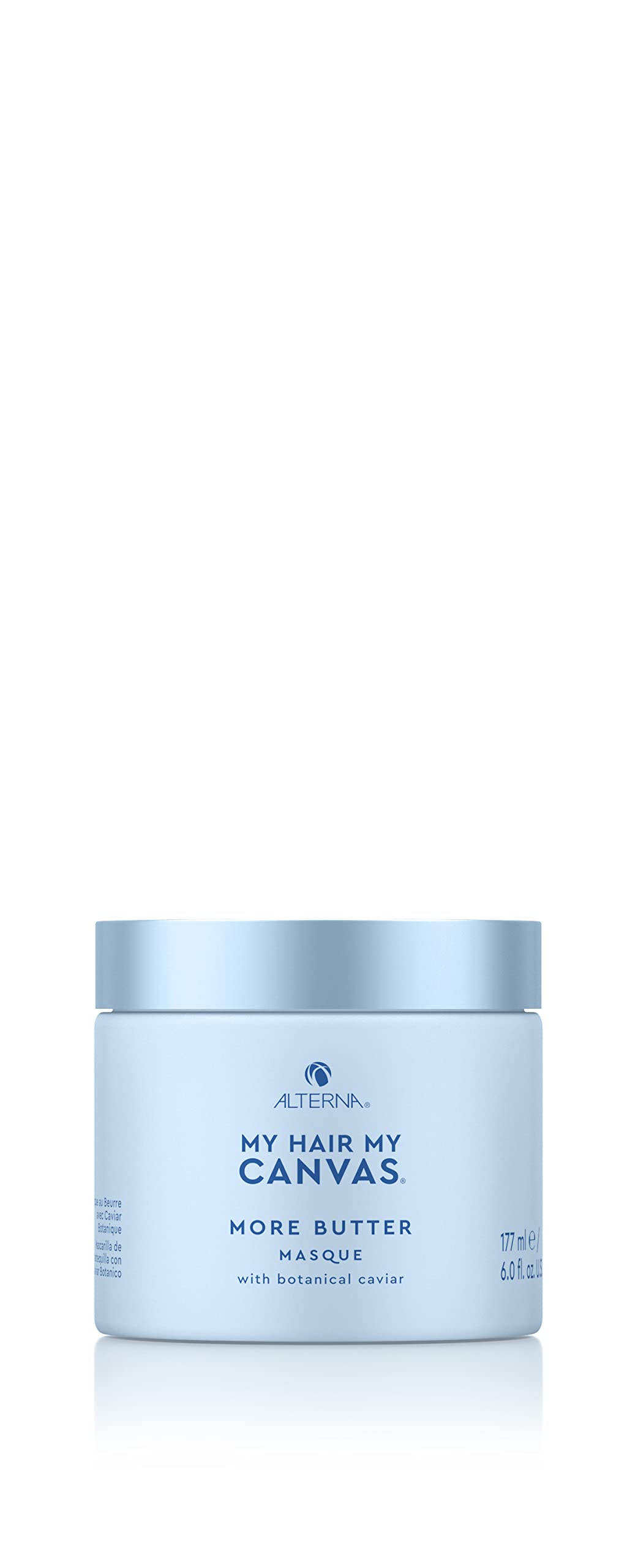 My Hair. My Canvas. More Butter Vegan Hair Masque for Enhancing and Nurishing Waves, Curls and Coily Hair, 6 oz