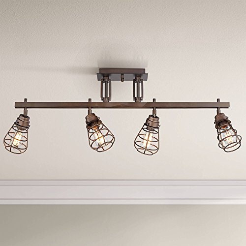 Pro Track Bendlin Industrial 4-Light Bronze Track Fixture - Pro Track