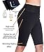 Best Women Weight Loss Pants Neoprene Exercise Leggings Sauna Suit Body Shaper Hot Sweat Thermo Slimming Capri Workout (Black Sauna Pants, XX-Large)