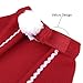 Cat Costume, Legendog Christmas Pet Costumes Red Velvet Pet Cape Pet Apparel for Small Dogs and Cats (Red, S)