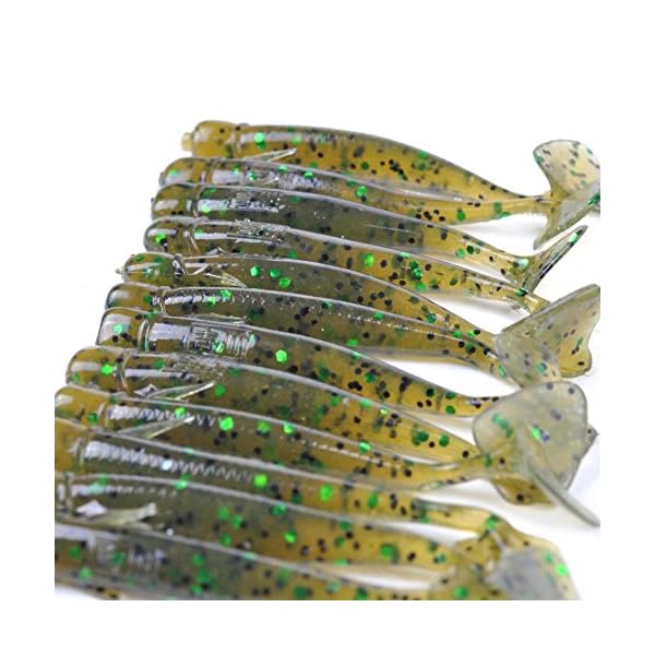 Yoshikawa-Bass-Fishing-Soft-Lure-Worm-Freshwater-2-Watermelon-Paddle-Tailpack-of-12 Yoshikawa-Bass-Fishing-Soft-Lure-Worm-Freshwater-2-Watermelon-Paddle-Tailpack-of-12