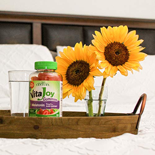 21st Century Vitajoy Melatonin Gummies, Multi, Strawberry, 120 Count