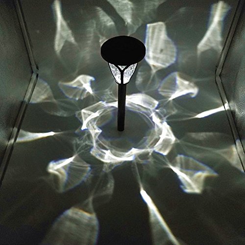 Solar Pathway Lights Outdoor Garden Path Decorative Stake Light Landscape Home Decor Sogrand Waterproof Bright White LED Yard Decorations Stakes For Outside Walkway Driveway Patio 6Pack