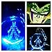 Design #2 Cell Dragon Ball Z Crystal Led KeyChain 7 Colors Changing Cycle