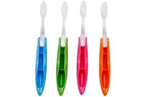 Foldable Toothbrush Portable Folding Toothbrush For Travel Camping Hiking Adults ren Attractive