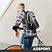 AZSPORT Foldable Backpack, Black