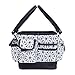 Everything Mary Grey Geometric Deluxe Store and Tote - Storage Craft Bag Organizer for Crafts, Sewing, Paper, Art, Desk, Canvas, Supplies - High Quality Storage Organization with Handles for Travel