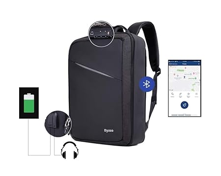 Dyazo 3 Way Anti-Theft Laptop Backpack with Bluetooth Tracking Device