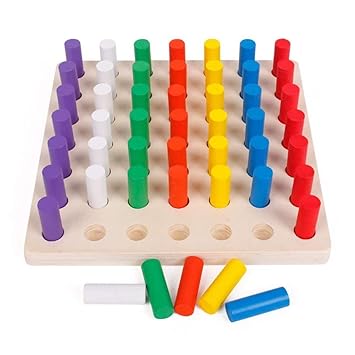 Coxeer 1 Set Building Block Educational Toy Matching Game Toy Building Toy for Kids