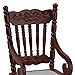 1/12 Dollhouse Miniature Rocking Chair Model Brown