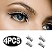 HOBO Dual Magnetic Eyelashes - Ultra Thin Magnetic False 3D Eyelash (4 - piece), Best Reusable and Easy to Apply Ultra Thin Dual Magnet System