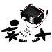 KOOKYE 180/360 Degree Mini Servo Motor for TeleCar Robot Helicopter (1x DS04 Servo)