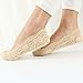 Women No Show Socks Lace Floral Low Cut Liner Socks Pack of 5