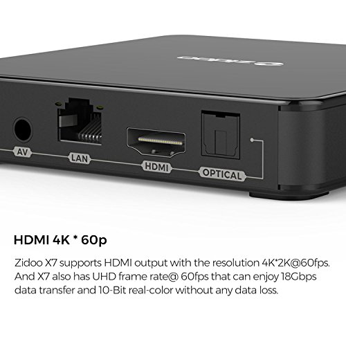 Android-70-TV-Box-Zidoo-X7-Media-Player-with-Quad-Core-2GB8GB-Dual-Band-AC-Wireless-4K-HDR-USB-30