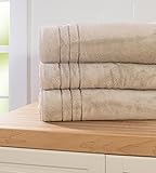 Cariloha Bamboo Bath Sheet Highly Absorbent - Odor Resistant - Moisture Wicking (Beachwood)