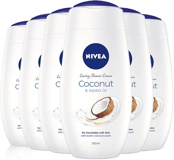 nivea shower gel coconut