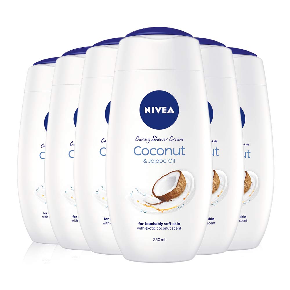 NIVEA Shower Indulgent Moisture Coconut 250Ml x 6